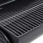Gril à baril avec 2 grilles de cuisson Noir 80x95x90 cm Acier – Image 6