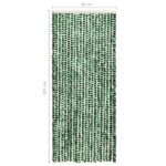 Moustiquaire Vert et blanc 56x185 cm Chenille – Image 4
