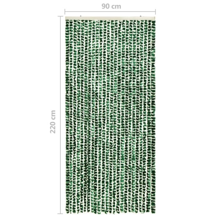 Moustiquaire Vert et blanc 90x220 cm Chenille – Image 4