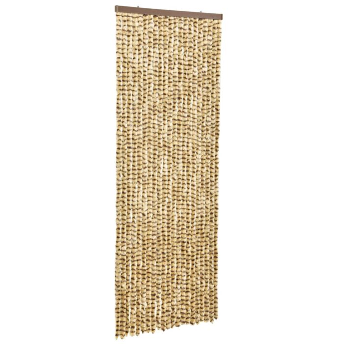 Moustiquaire Beige et marron 56x185 cm Chenille – Image 2