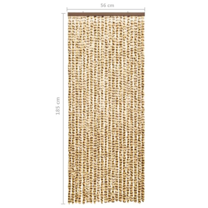 Moustiquaire Beige et marron 56x185 cm Chenille – Image 4