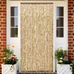 Moustiquaire Beige et marron 56x185 cm Chenille