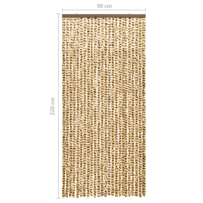Moustiquaire Beige et marron 90x220 cm Chenille – Image 4