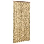 Moustiquaire Beige et marron 100x220 cm Chenille – Image 2