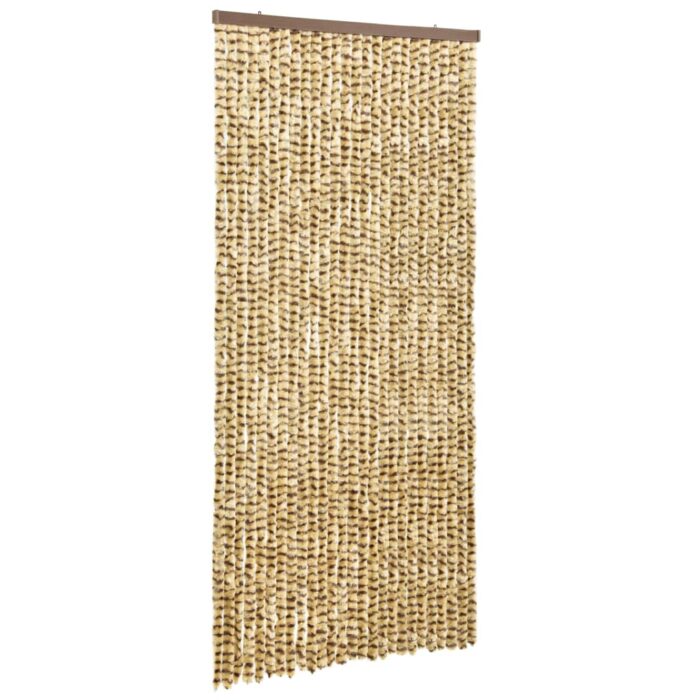 Moustiquaire Beige et marron 100x220 cm Chenille – Image 2