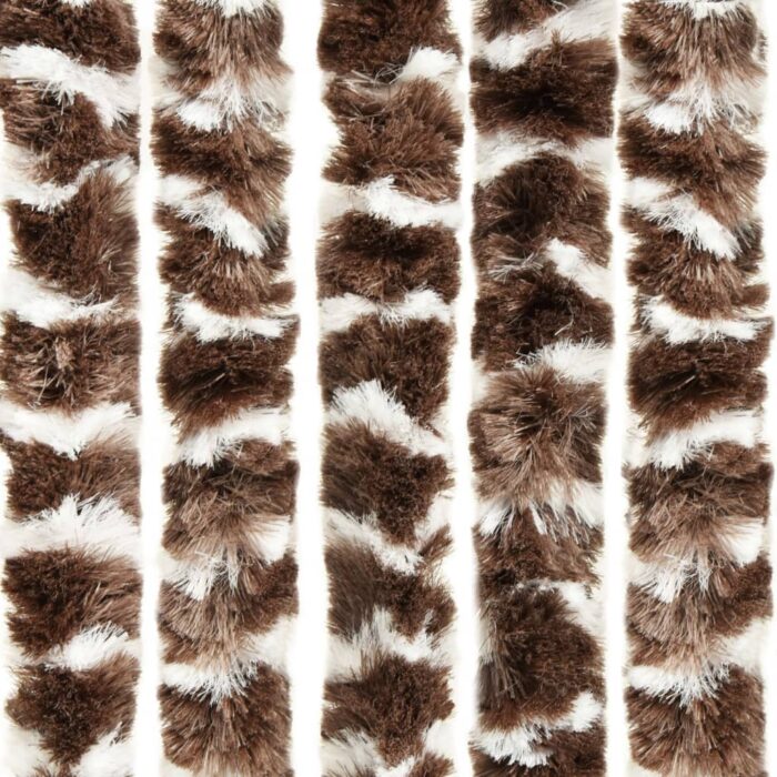 Moustiquaire Marron et blanc 56x185 cm Chenille – Image 2