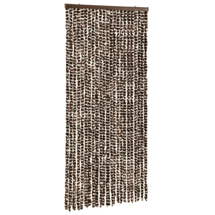 Moustiquaire Marron et blanc 100x220 cm Chenille – Image 2