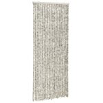 Moustiquaire Gris clair et gris foncé 56x185 cm Chenille – Image 2