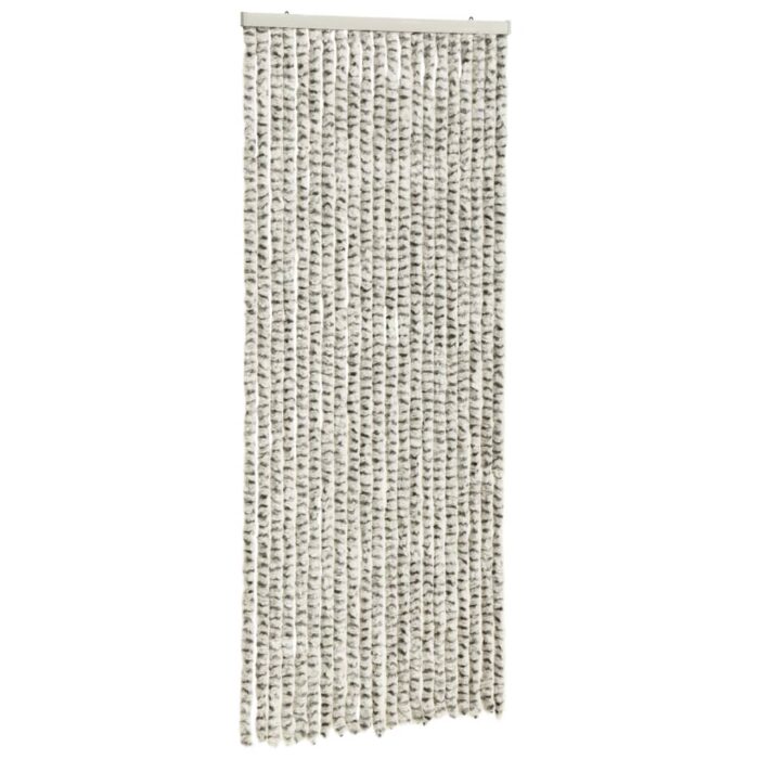 Moustiquaire Gris clair et gris foncé 56x185 cm Chenille – Image 2