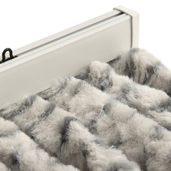 Moustiquaire Gris clair et gris foncé 56x185 cm Chenille – Image 3