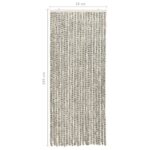 Moustiquaire Gris clair et gris foncé 56x185 cm Chenille – Image 4