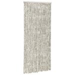 Moustiquaire Gris clair et gris foncé 90x220 cm Chenille – Image 2