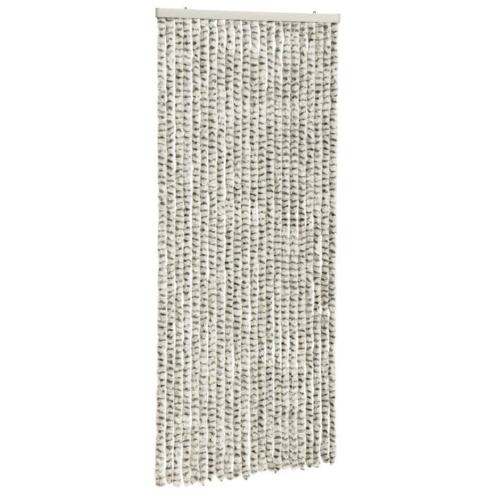 Moustiquaire Gris clair et gris foncé 90x220 cm Chenille – Image 2