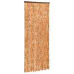 Moustiquaire Ocre et blanc 56x185 cm Chenille – Image 2