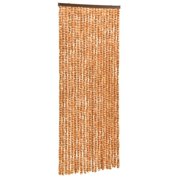 Moustiquaire Ocre et blanc 56x185 cm Chenille – Image 2