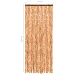 Moustiquaire Ocre et blanc 56x185 cm Chenille – Image 4