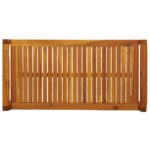 Table basse 100x50x50 cm Bois d'acacia massif – Image 3