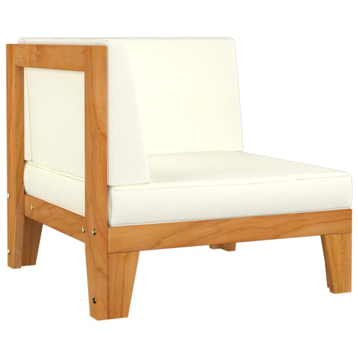 VXL8720286142851_a_en_hd_1.jpg Canapé d'angle sectionnel et coussins blanc crème Bois d'acacia – Image 1