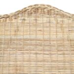 Canapé avec coussin Rotin naturel et lin – Image 5