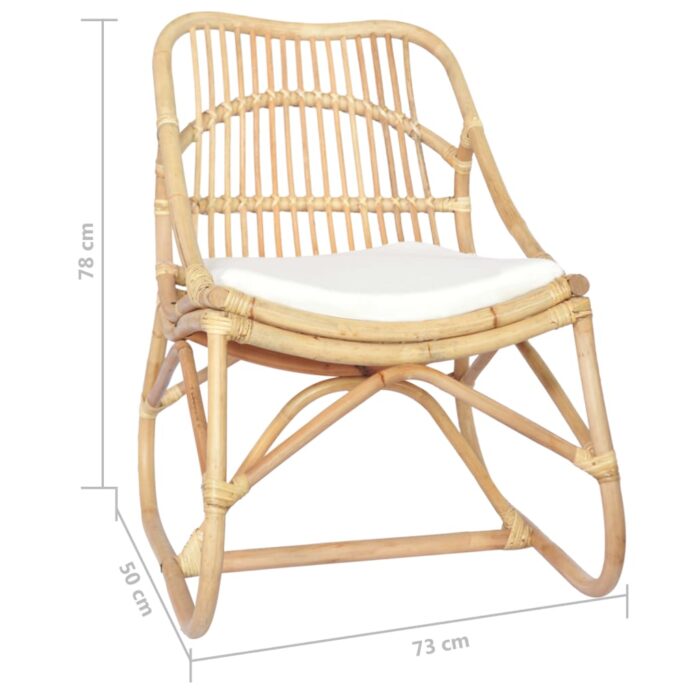 Chaise en rotin Lin – Image 5
