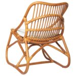 Chaise en rotin Marron clair Lin – Image 3