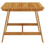 Table à manger de jardin 88x88x74 cm Bois d'acacia massif – Image 2