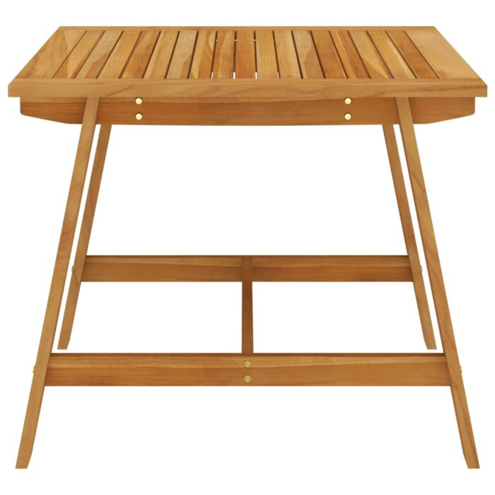Table à manger de jardin 88x88x74 cm Bois d'acacia massif – Image 2