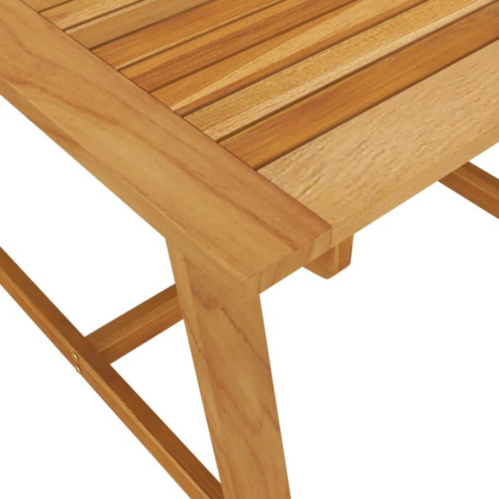 Table à manger de jardin 88x88x74 cm Bois d'acacia massif – Image 4