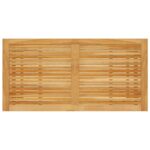 Table à manger de jardin 140x70x73,5 cm Bois d'acacia massif – Image 3