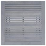 Table à dîner de jardin Gris 88x88x74 cm Bois d'acacia massif – Image 4