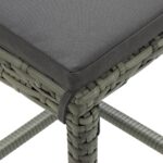 Ensemble de bar 3 pcs Résine tressée Gris – Image 8