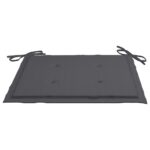 Coussins de chaise de jardin lot de 2 anthracite 40x40x4 cm – Image 2