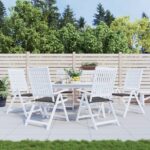 Coussins de chaise de jardin lot de 6 anthracite 40x40x4 cm