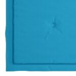 Coussins de chaise jardin lot de 6 bleu 40x40x3 cm tissu oxford – Image 4