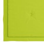 Coussins de chaise de jardin lot de 2 vert vif 40x40x3 cm – Image 4