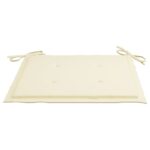 Coussins de chaise jardin lot de 4 beige 50x50x4cm tissu oxford – Image 3