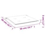 Coussins de chaise de jardin 4 pcs vert 50x50x3 cm tissu oxford – Image 6