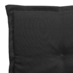 Coussins de chaise jardin lot de 4 noir 50x50x4 cm tissu oxford – Image 5
