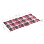 Coussins de chaise de jardin à dossier bas lot de 2 – Image 5