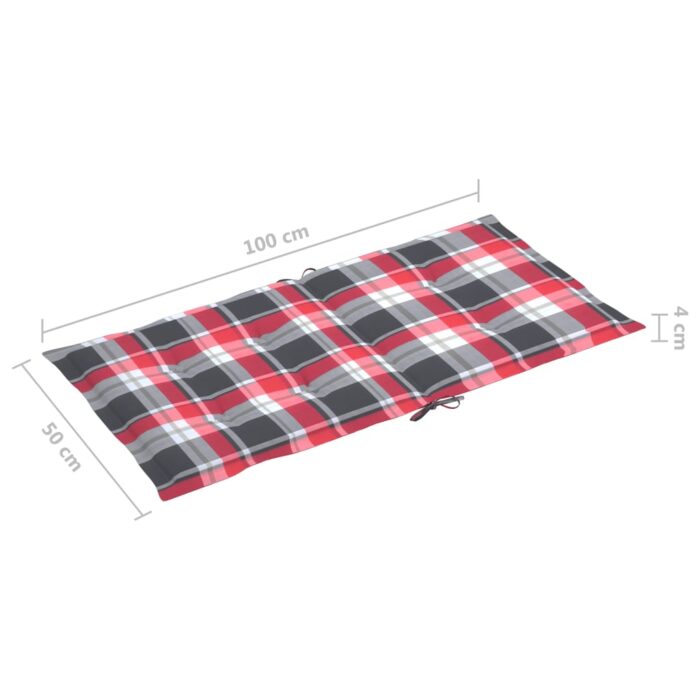Coussins de chaise de jardin à dossier bas lot de 2 – Image 5