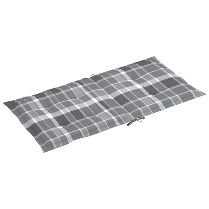 Coussins de chaise de jardin à dossier bas lot de 2 – Image 2