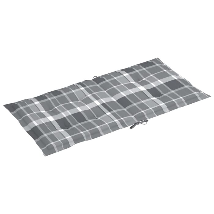 Coussins de chaise de jardin à dossier bas lot de 4 – Image 2