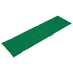 Coussin de chaise de terrasse vert (75+105)x50x4 cm – Image 4