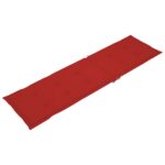 Coussin de chaise de terrasse rouge (75+105)x50x4 cm – Image 4