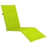 Coussin de chaise de terrasse vert vif (75+105)x50x4 cm – Image 2