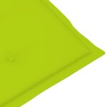 Coussin de chaise de terrasse vert vif (75+105)x50x4 cm – Image 6