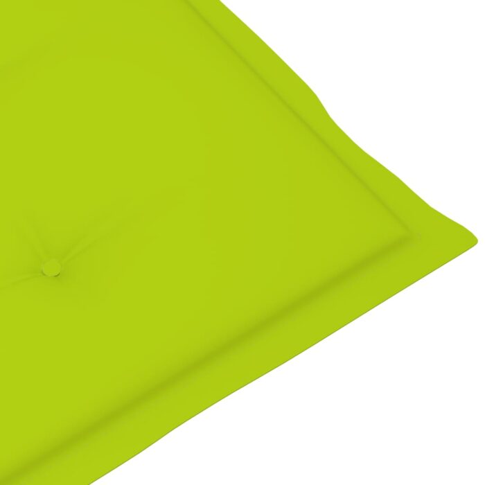 Coussin de chaise de terrasse vert vif (75+105)x50x4 cm – Image 6