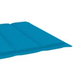 Coussin de chaise longue bleu 200x60x3 cm tissu oxford – Image 4