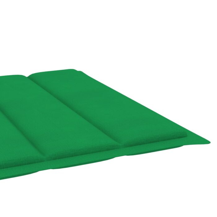 Coussin de chaise longue vert 200x60x3 cm tissu oxford – Image 4