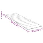 Coussin de chaise longue vert 200x70x3 cm tissu oxford – Image 7